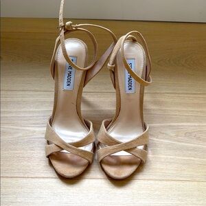 Steve Madden Sand Strappy Stiletto Heels